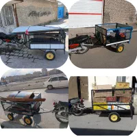 گاری وانت موتوری  غرفه فلافلی سیار هندا تریلی سبک