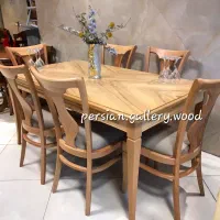 دلویانو میز ناهار خوری کراواتی نئوکلاسیک کارنلیا