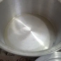 قابلمه بزرگ وکوچیک ابکش۲تای تشت بزرگ نونواست