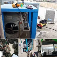 نصب کولر آبی،نصب کلیدریموت دار کولر، ساخت چار پایه