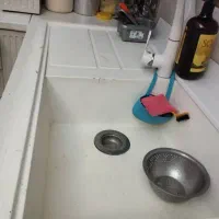 سینک گرانیتی|آب‌چکان و نظم‌دهنده ظروف|تبریز, |دیوار