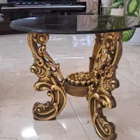 میز جلو مبلی همراه با دو عدد عسلی در حد نو|مبلمان خانگی و میز عسلی|تهران, تختی|دیوار