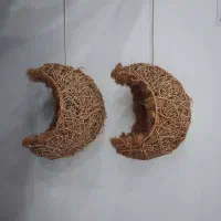 لوستر حصیری جفت