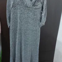 لباس مجلسی نقره ای