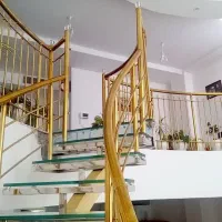نرده استیل نرده شیشه ای پارتیشن بندی