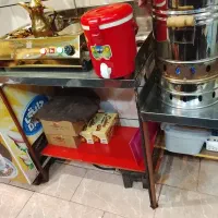 میز کار فلزی با صفحه استیل در فارسان|مبلمان اداری|فارسان, |دیوار