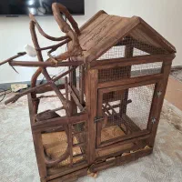 قفس چوبی پرنده
