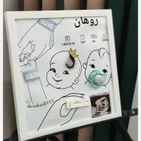 ایده یادگاری نوزاد / حفظ خاطرات کودکانتان و هدیه|اسباب و اثاث بچه|اردبیل, |دیوار