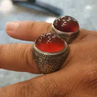 انگشتر نقره دست‌سازقلم .معاوضه فقط با موبایل|جواهرات|تهران, اتابک|دیوار