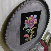 سینی مصی ۸۰ساله ۶ کیلویی عتقیقه|کلکسیون اشیاء عتیقه|تهران, خواجه نظام الملک|دیوار