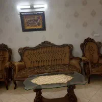 فروش مبلمان استیل9نفره همراه بانهارخوری ست8نفره|مبلمان خانگی و میز عسلی|اصفهان, دستگرده|دیوار