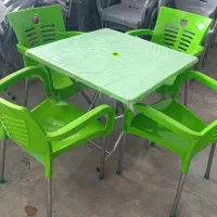 صندلی پلاستیکی ومیز تاشو ست هرومز کد 763