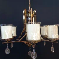 لوستر شاخه ای آنتیک|لوستر و چراغ آویز|فردیس, فردیس|دیوار