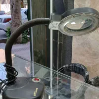 ذره بین چراغ دار بسیار قوی