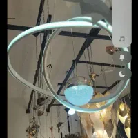 انواع لوستر های کریستالی سه حالته آشپزخانه و اتاق|لوستر و چراغ آویز|اهر, |دیوار