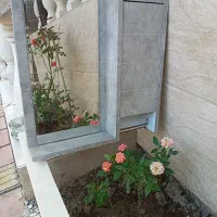 آینه باکس طوسی
