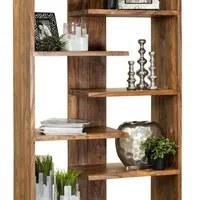 قفسه کتاب و دکوری B05 ام دی اف و چوبی