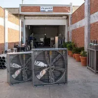 فن هواکش ۱۴۰ در ۱۴۰ با تسمه پولی آلومینیومی