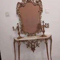آینه شمعدان برنز
