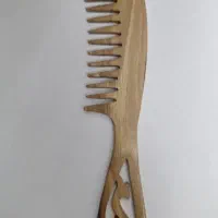 شانه چوبی دست‌ساز چوب گردو (ضد موخوره)