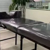 تخت چمدانی تاشو قابل حمل و بالشتک مژه