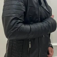 کت چرم ترک سایز لارج قد ۶۰ سانت