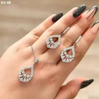 نیم ست نقره زنانه مدل MRJ4565 قیمت مناسب|جواهرات|رشت, بازار|دیوار
