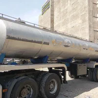 تانک استیل دو محور در حد