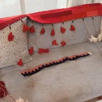 پرده گلیم بزرگ مناسب سفره خانه و خانواده سنتی|گلیم، جاجیم، گبه|مشهد, شریف|دیوار