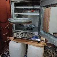 تنور گازی خانگی۳شعله ساج دار دوجداره پشم شیشه دار