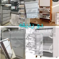 جاکفشی داشبوردی با 3عمق 16 24 34 سانتی رنگ دلخواه|جاکفشی، کمد، دراور|صوفیان, |دیوار