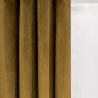 پرده آماده مخمل براق فقط ۵۹۰ حریر ۴۵۰ رنگ زردوقرمز|پرده، رانر، رومیزی|اهواز, نادری|دیوار