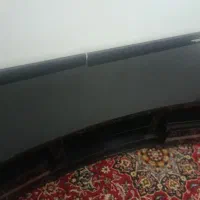 میز تلویزیون ترکیبی از ام دی آف وشیشه