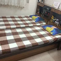 تخت خواب ، کمد لباس و کتابخانه میز تحریر|تخت و سرویس خواب|یزد, |دیوار