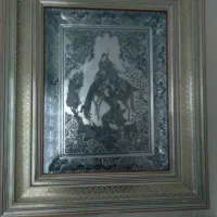 ‌تابلوی‌خاتمکاری‌قلمزنی‌ونقره‌کوبی