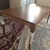 میز ناهارخوری ۸ نفره بدون صندلی چوب راش نو نو