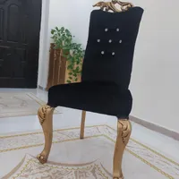 میز ناهارخوری شش نفره چوب گردو|میز و صندلی غذاخوری|پرند, |دیوار