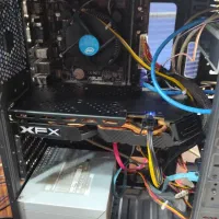 کیس گیمینگ به همراه مانیتور موس و کیبورد|رایانه رومیزی|بابل, |دیوار