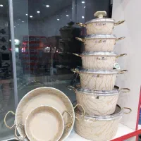 سرویس تفلون ماموت اصل ۲۱ پارچه گرانیت|ظروف پختوپز|تهران, شوش|دیوار