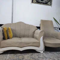 مبل 7 نفره همراه با جلو مبلی