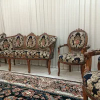 مبل سلطنتی نه نفره در حد نو