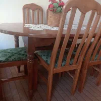 میز نهار خوری شش نفره|میز و صندلی غذاخوری|قم, صادقی|دیوار