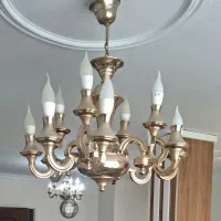 لوستر سقفی سلطنتی طلایی نو