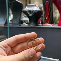 گوشواره حلقه طلا بدون اجرت|جواهرات|تهران, پرستار|دیوار