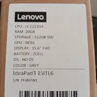 لپ تاپ لنوو مدل ideapad3 15itl6|رایانه همراه|کرج, کوی کارمندان جنوبی|دیوار