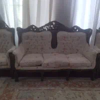 مبلمان به صرفه واقتصادی تمام چوب روکش مخمل|مبلمان خانگی و میز عسلی|مشهد, تلگرد|دیوار