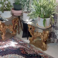 مبل هفت نفره با سه عدد میز عسلی|مبلمان خانگی و میز عسلی|ری, شهید بهشتی|دیوار