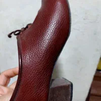 دو جفت کفش چرم اصل به رنگ طوسی و زرشکی زیبا|کیف، کفش، کمربند|رشت, ساغری سازان|دیوار