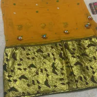 شلوار مشمر جدید رنگ زرد