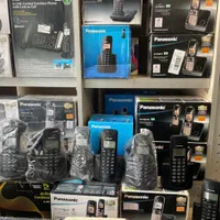 تلفن بیسیم پاناسونیک اصلی در حد نو باتری و پاور آک